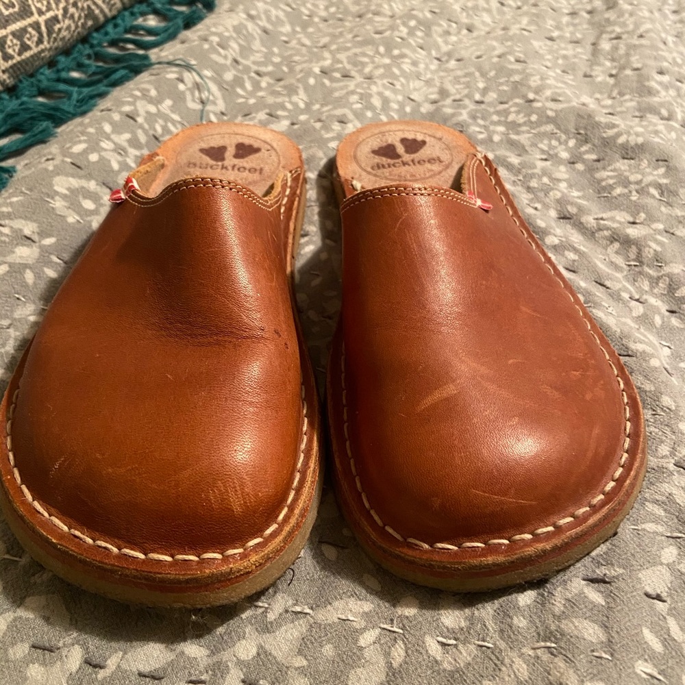 Duckfeet Blavand Leather Slip On Mule